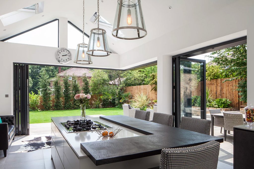 Kitchen lighting design.